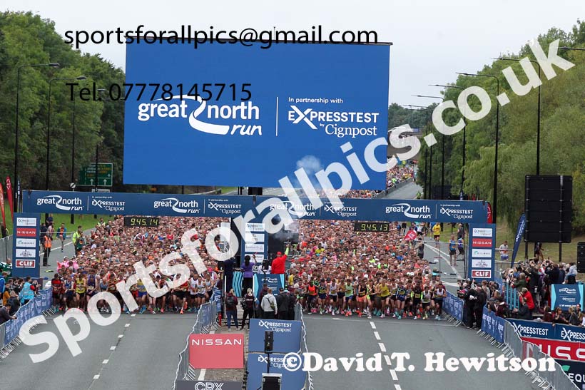Mens Great North Run. Photo: David T. Hewitson/Sports for All Pics